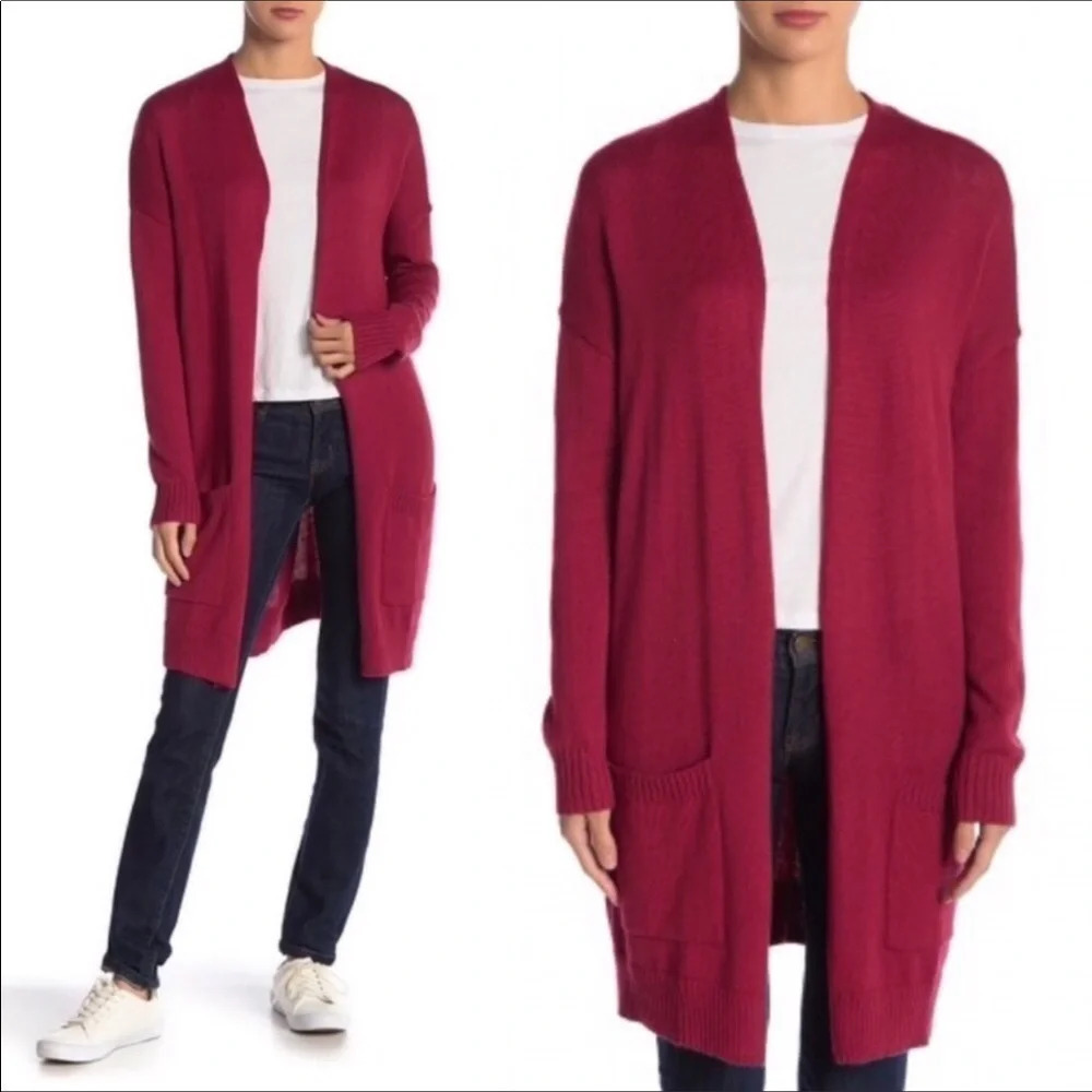 Abound Long Knit Cardigan Sweater Nordstrom NWT S